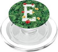 Lettre Majuscule E Monogramme Initiale Fleur Jardinier PopSockets PopGrip pour MagSafe