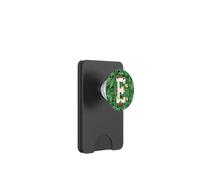 Lettre Majuscule E Monogramme Initiale Fleur Jardinier PopSockets PopWallet pour MagSafe