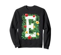 Lettre Majuscule E Monogramme Initiale Fleur Jardinier Sweatshirt