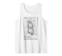 Lettre Majuscule Initiale B avec Monogramme ingénieur Débardeur