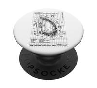 Lettre Majuscule Initiale D du génie du génie PopSockets PopGrip Adhésif