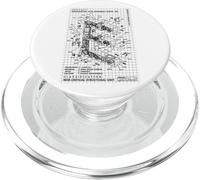 Lettre Majuscule Initiale E du génie du génie PopSockets PopGrip pour MagSafe