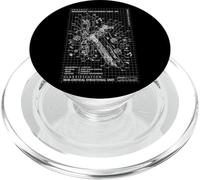 Lettre Majuscule Initiale K du génie du génie PopSockets PopGrip pour MagSafe