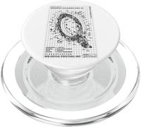 Lettre Majuscule Initiale Q nom Monogramme ingénieur PopSockets PopGrip pour MagSafe