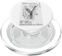 Lettre Majuscule Initiale Y du génie du génie PopSockets PopGrip pour MagSafe