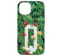 Lettre Majuscule Q Monogramme Initiale Fleur Jardinier Coque pour iPhone 14