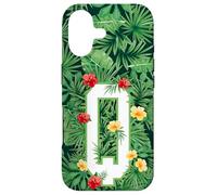 Lettre Majuscule Q Monogramme Initiale Fleur Jardinier Coque pour iPhone 17
