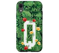 Lettre Majuscule Q Monogramme Initiale Fleur Jardinier Coque pour iPhone XR