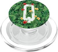 Lettre Majuscule Q Monogramme Initiale Fleur Jardinier PopSockets PopGrip pour MagSafe