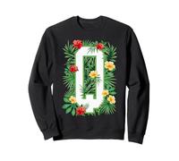 Lettre Majuscule Q Monogramme Initiale Fleur Jardinier Sweatshirt