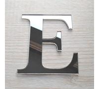 Lettre Miroir Argent Décorative Plexigglas. Lettrage Argent Adhésif Plastique. Lettre Autocollante Prénom, Déco Mariage, Enseigne