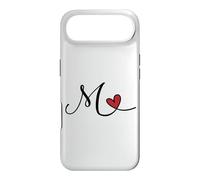 Lettre Monogramme cœur Initiale M Cadeau Coque pour iPhone Air