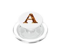 Lettre Monogramme Un modèle sans Couture de Carapace de PopSockets PopGrip pour MagSafe