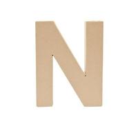 Lettre "N" debout en papier mâché à bricoler créativement Rico Design Idée