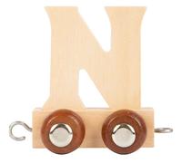 Lettre N Train en bois couleur Naturelle Small foot by Legler® -