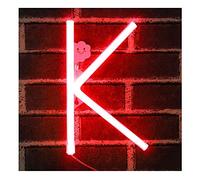 Lettre Néons, LED Neon Night Light Neon Lights Mur de Veilleuse Décorative pour Enfants Chambre Batterie USB Rouge (K)