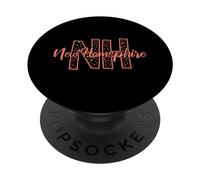Lettre New Hampshire NH USA America PopSockets PopGrip Adhésif