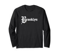 Lettre Noire Brooklyn New York NYC 917 Manche Longue