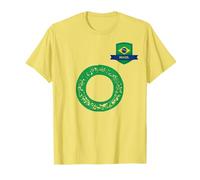 Lettre O Drapeau du Brésil Yw T-Shirt