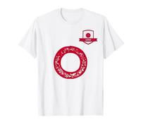 Lettre O Japon Drapeau Humain Japon T-Shirt