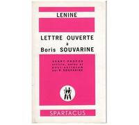 Lettre Ouverte À Boris Souvarine