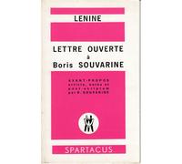Lettre ouverte à Boris Souvarine
