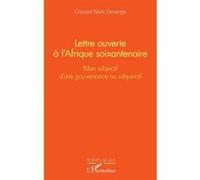 Lettre ouverte à l'Afrique soixantenaire Giscard Kevin Dessinga (Auteur)