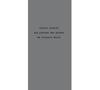 Lettre ouverte aux pierres de poches de Virginia Woolf