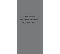 Lettre ouverte aux pierres de poches de Virginia Woolf - Marcelline Roux - Le Realgar - broché - Essai