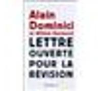 Lettre ouverte pour la révision Alain Dominici (Auteur)