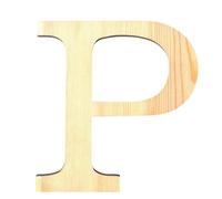 Alphabet En Bois 11,5cm Lettre P