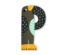 Lettre 'P' décorative en bois Animaux 7 cm Vilac® par Michelle C