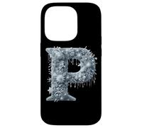 Lettre P Winter Wonderland Flora Coque pour iPhone 14 Pro