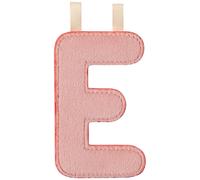 Lettre phosphorescente en tissu à suspendre E Rose