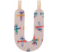 Lettre phosphorescente en tissu à suspendre U