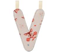 Lettre phosphorescente en tissu à suspendre V