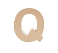 Lettre "Q" debout en papier mâché à bricoler créativement Rico Design Idée