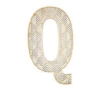 Lettre Q En Bois Alphabet Géant Ajouré 24 Cm