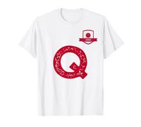 Lettre Q Japon Drapeau Humain Japon T-Shirt