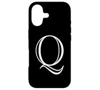 Lettre Q - Lettre de l'alphabet Majuscule - Monogramme Classique Coque pour iPhone 17