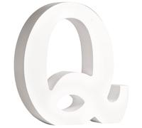 Lettre Q Mdf Blanc 11 Cm