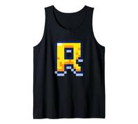 Lettre R 8 Bits Pixel Alphabet Initiale Débardeur