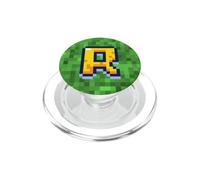 Lettre R 8 Bits Pixel Alphabet Initiale PopSockets PopGrip pour MagSafe