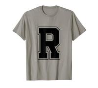 Lettre R Grande Majuscule en Gras Lettre R Lettre Alphabet Monogramme T-Shirt