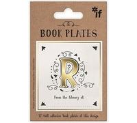 Lettre R IF Set d'autocollants Exlibris