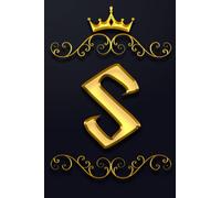 lettre S bloc note monogramme alphabet doré avec initiales: style de luxe doré Journal de la lettre S Journal doublé pour l'écriture et la prise de ... "la Lettre S" Personnalisée 6x9" 120 Pages