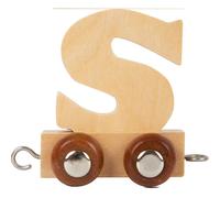 Lettre S Train en bois couleur Naturelle Small foot by Legler® -