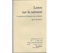 Lettre Sur La Sainteté Ou La Relation De L'homme Avec Sa Femme