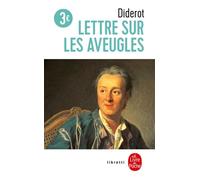 Lettre sur les aveugles - Denis Diderot - Lgf - Poche - Roman