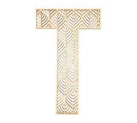 Lettre T En Bois Alphabet Géant Ajouré 24 Cm